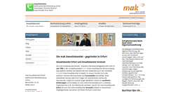 Desktop Screenshot of anwaltskanzlei-menzel.de